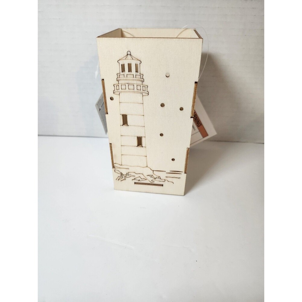 Led Unfinished Wood Lantern Lighthouse